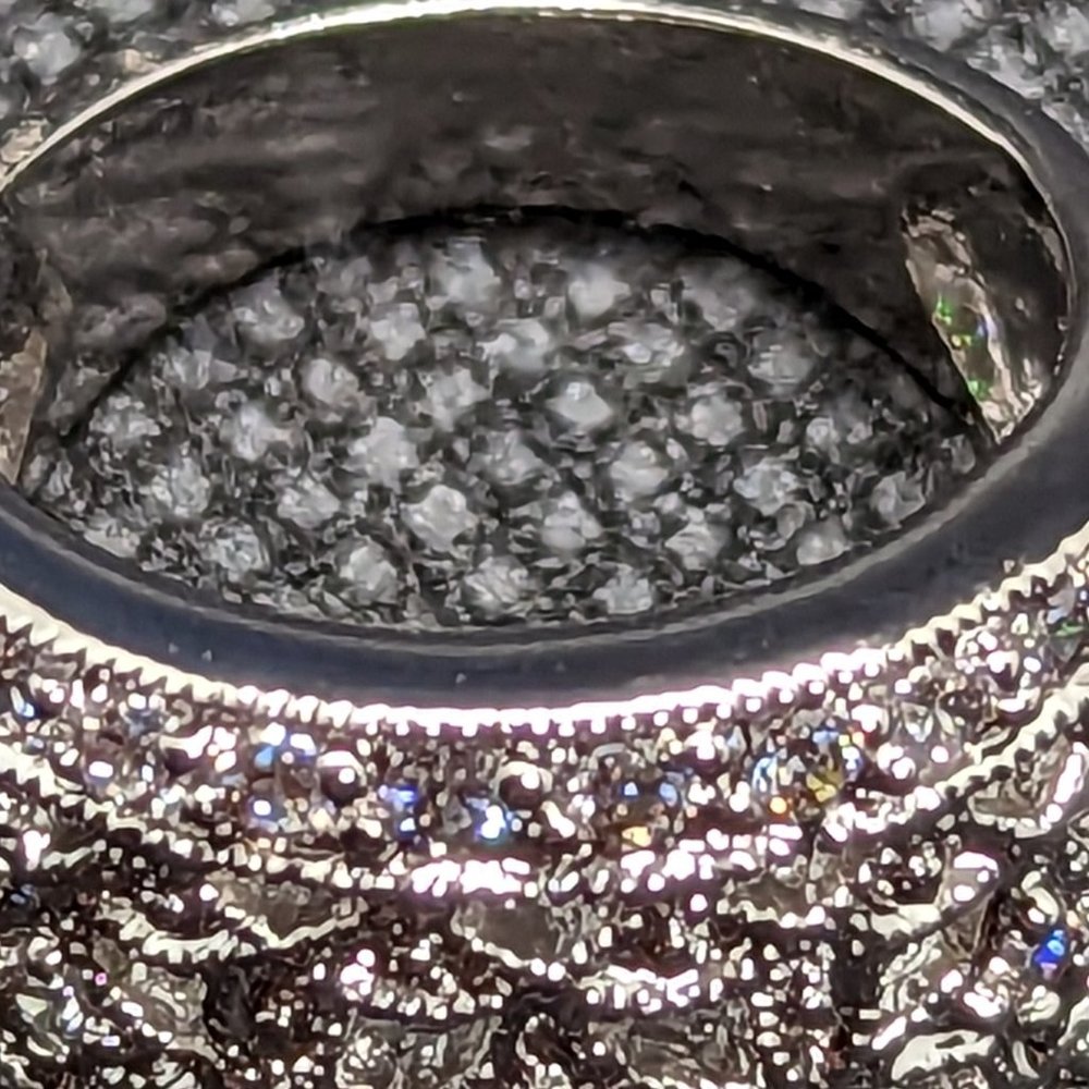 CZ and silver ring - Picture 2 of 4